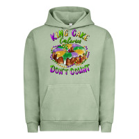 Pigment Oil Green mardi gras king cake calories don't count Urban Hoodie - RanaPortraitStore