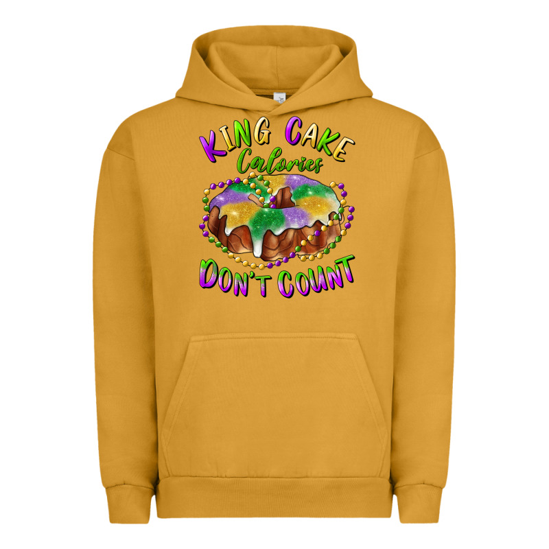 Mardi Gras King Cake Calories Don't Count Urban Hoodie by RanaPortraitStore | Teevron