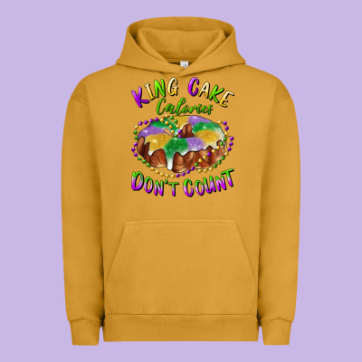 Urban Hoodie mardi gras king cake calories don't count