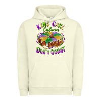 Pigment Pistachio mardi gras king cake calories don't count Urban Hoodie - RanaPortraitStore