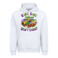 White mardi gras king cake calories don't count Urban Hoodie - RanaPortraitStore