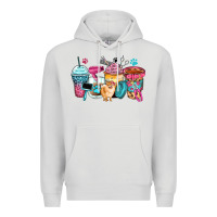 Dove Grey pet groomer coffee cups Premium Hoodie - Zillion Design Studio