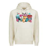 Oatmeal Heather pet groomer coffee cups Premium Hoodie - Zillion Design Studio