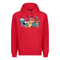 Red pet groomer coffee cups Premium Hoodie - Zillion Design Studio