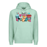 Seafoam pet groomer coffee cups Premium Hoodie - Zillion Design Studio