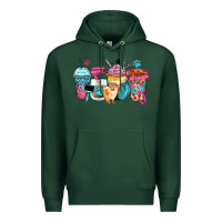 Sports Green pet groomer coffee cups Premium Hoodie - Zillion Design Studio