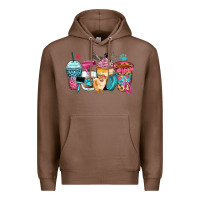 Chestnut pet groomer coffee cups Premium Hoodie - Zillion Design Studio