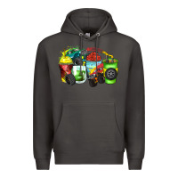 Smoke monster truck coffee cups Premium Hoodie - Zillion Design Studio