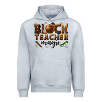 Heather Grey black teacher magic melanin male teacher Urban Hoodie - texasbilliewilder