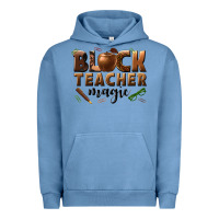 Pigment Pebble Blue black teacher magic melanin male teacher Urban Hoodie - texasbilliewilder