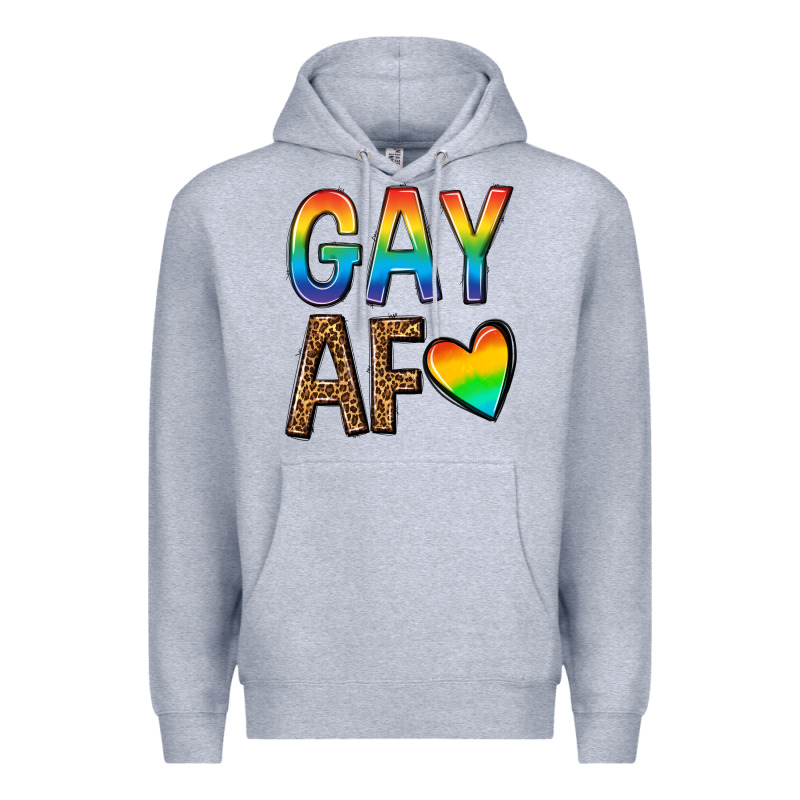 Gay Af Premium Hoodie by texasbilliewilder | Teevron