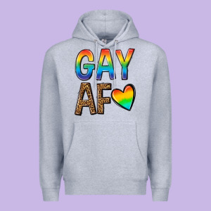Gay Af Premium Hoodie Designed By Texasbilliewilder