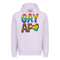 Lilac gay af Premium Hoodie - texasbilliewilder