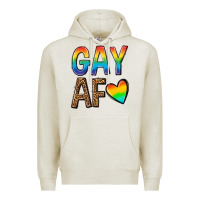 Oatmeal Heather gay af Premium Hoodie - texasbilliewilder