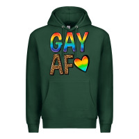 Sports Green gay af Premium Hoodie - texasbilliewilder