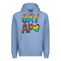 Colony Blue gay af Premium Hoodie - texasbilliewilder