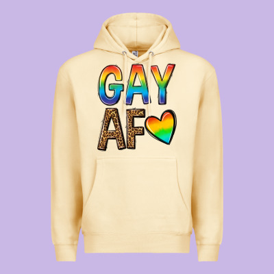 Gay Af Premium Hoodie Designed By Texasbilliewilder