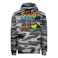 Slate Camo gay af Premium Hoodie - texasbilliewilder