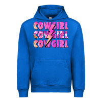 Cobalt cowgirl cowgirl lightning bolt Urban Hoodie - Zillion Design Studio