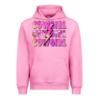 Fuchsia Pink cowgirl cowgirl lightning bolt Urban Hoodie - Zillion Design Studio