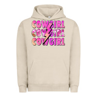 Pigment French Oak cowgirl cowgirl lightning bolt Urban Hoodie - Zillion Design Studio
