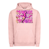 Pigment Salmon cowgirl cowgirl lightning bolt Urban Hoodie - Zillion Design Studio