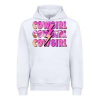 White cowgirl cowgirl lightning bolt Urban Hoodie - Zillion Design Studio