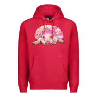 Cardinal Balerina Baby Pig With Tutu Premium Hoodie - RanaPortraitStore