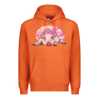 Carrot Balerina Baby Pig With Tutu Premium Hoodie - RanaPortraitStore
