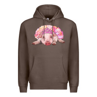 Balerina Baby Pig With Tutu Premium Hoodie | Teevron