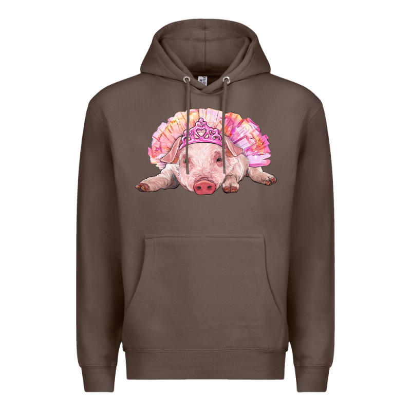 Balerina Baby Pig With Tutu Premium Hoodie by RanaPortraitStore | Teevron