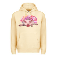 Pina Colada Balerina Baby Pig With Tutu Premium Hoodie - RanaPortraitStore