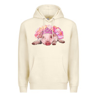 Sandshell Balerina Baby Pig With Tutu Premium Hoodie - RanaPortraitStore