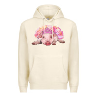 Tofu Balerina Baby Pig With Tutu Premium Hoodie - RanaPortraitStore