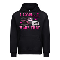 Black i can totally make that Urban Hoodie - texasbilliewilder