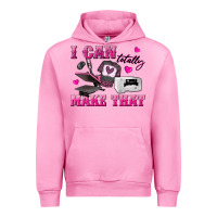 Fuchsia Pink i can totally make that Urban Hoodie - texasbilliewilder