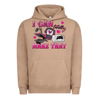 Pigment Burro i can totally make that Urban Hoodie - texasbilliewilder