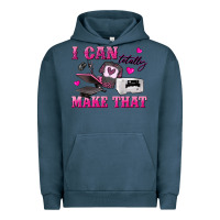 Pigment Midnight Navy i can totally make that Urban Hoodie - texasbilliewilder