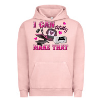 Pigment Salmon i can totally make that Urban Hoodie - texasbilliewilder