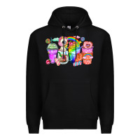Black unicorn coffee cups Premium Hoodie - Zillion Design Studio