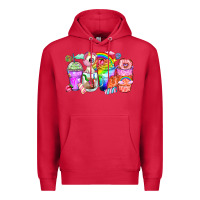 Cardinal unicorn coffee cups Premium Hoodie - Zillion Design Studio