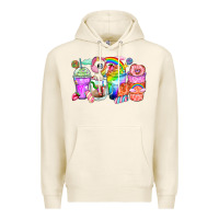 Tofu unicorn coffee cups Premium Hoodie - Zillion Design Studio
