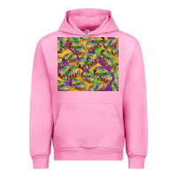 Fuchsia Pink Mardi gras king cake Urban Hoodie - RanaPortraitStore