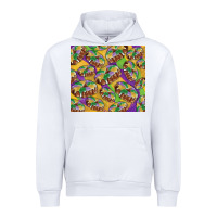 White Mardi gras king cake Urban Hoodie - RanaPortraitStore