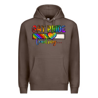 Coffee gay pride loading lgbtq Premium Hoodie - texasbilliewilder