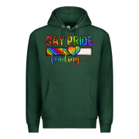 Sports Green gay pride loading lgbtq Premium Hoodie - texasbilliewilder