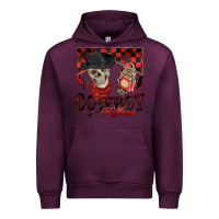 Mauve Wine cowboy killer Urban Hoodie - Zillion Design Studio