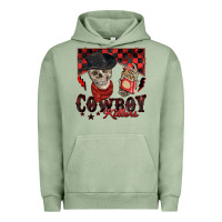 Pigment Oil Green cowboy killer Urban Hoodie - Zillion Design Studio