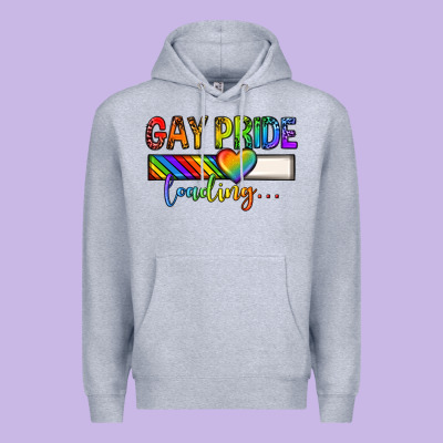 Gay Pride Loading Lgbtq Premium Hoodie Designed By Texasbilliewilder