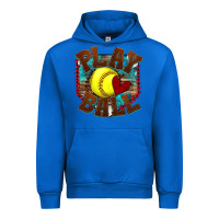 Cobalt play ball softball Urban Hoodie - texasbilliewilder